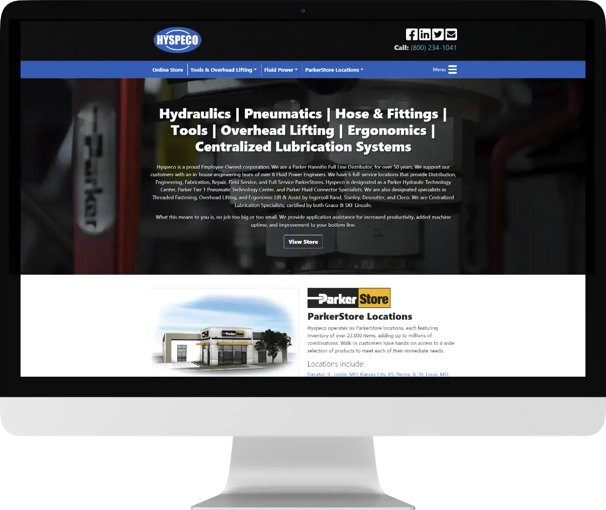 Hyspeco Website
